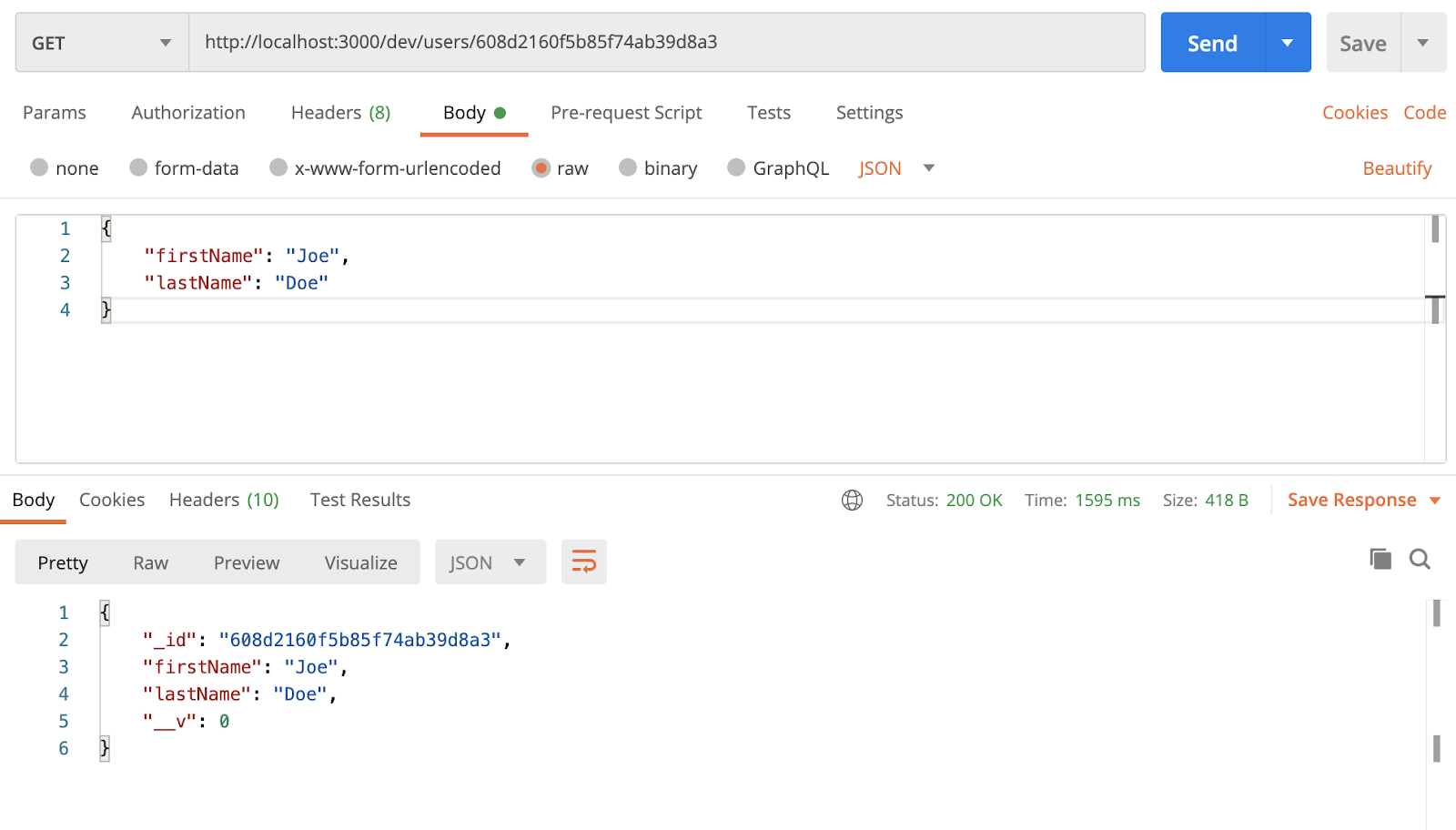 testing on local