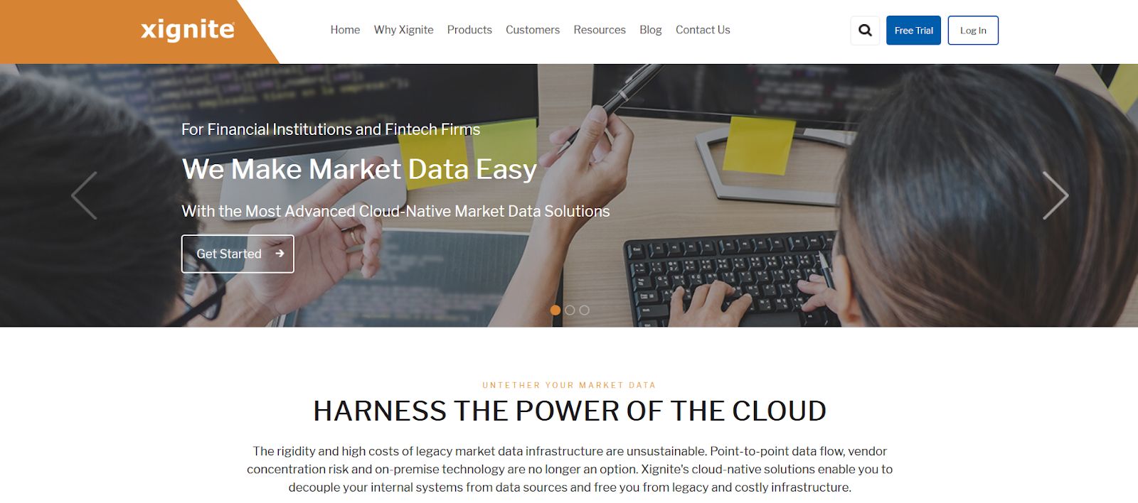 Xignite Homepage
